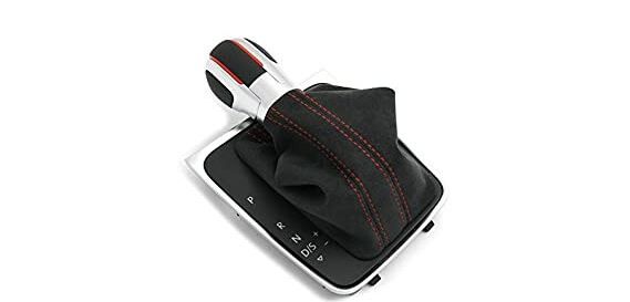 NEW GENUINE VW GOLF MK7 GTI DSG GEAR KNOB LEATHER SHIFTER COVER LHD 5G1713203QUCX