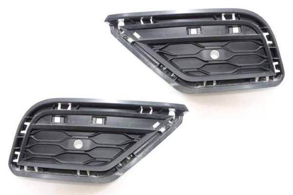 NEW GENUINE VW T-ROC 17- REAR BUMPER COVER SET WITH PDC O/S SATIN BLACK