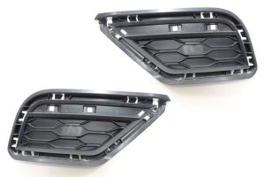 NEW GENUINE VW T-ROC 17- REAR BUMPER COVER SET O/S SATIN BLACK 2GA807245B9B9+2GA807246B9B9