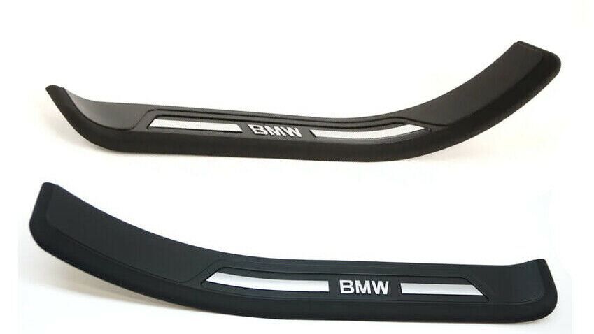 NEW GENUINE BMW 5 SERIES E39 REAR DOOR SILL COVER BLACK PAIR SET LEFT RIGHT