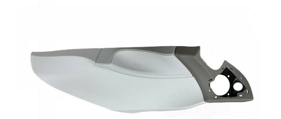 NEW GENUINE BMW 5 SER F07 GT LCI C PILLAR IVORY WHITE LEATHER COVER LEFT N/S 51477362079