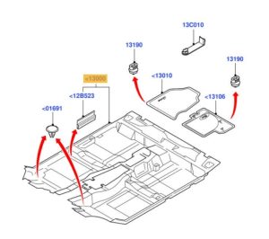 NEW GENUINE FORD FOCUS 1998-2005 FULL INTERIOR FLOOR CARPET MIDNIGHT BLACK LHD 1137842