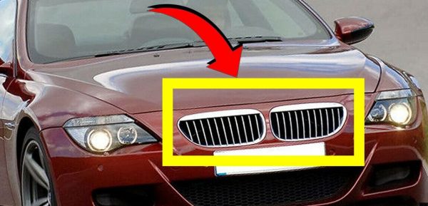 NEW GENUINE BMW 6 SERIES E63 E64 CHROME KIDNEY GRILLES LEFT N/S + RIGHT O/S - Image 2