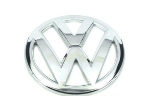 NEW GENUINE VW UP!/E-UP! 12 - 16 FRONT BUMPER CENTER VW BADGE LOGO 1S6853601B739