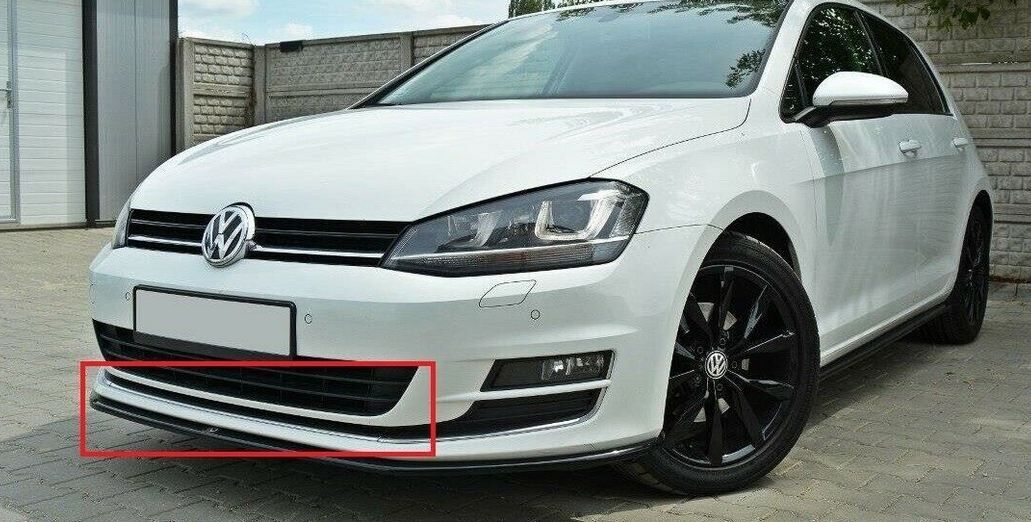 NEW GENUINE VW GOLF MK7 FRONT BUMPER LOWER MOLDING BRIGHT CHROME 5G0853101B2ZZ - Image 2