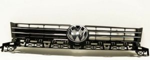 NEW GENUINE VOLKSWAGEN CADDY TOURAN RADIATOR GRILLE WITH CHROMED TRIM STRIPS 1T0853651BQPWF