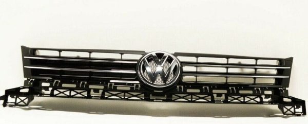 NEW GENUINE VOLKSWAGEN CADDY TOURAN RADIATOR GRILLE WITH CHROMED TRIM STRIPS 1T0853651BQPWF