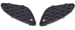 NEW GENUINE MERCEDES BENZ W211 FRONT BUMPER LOWER GRILL COVER PAIR SET N/S + O/S