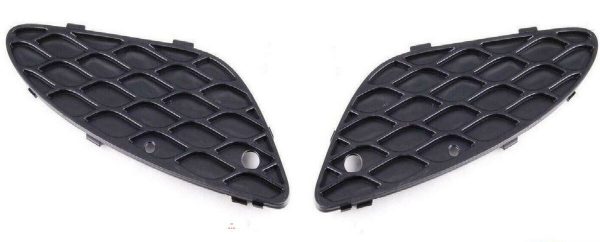 NEW GENUINE MERCEDES BENZ W211 FRONT BUMPER LOWER GRILL COVER PAIR SET N/S + O/S