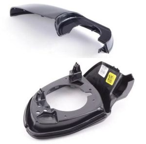 NEW GENUINE BMW WING MIRROR SUPPORT RING LOWER HOUSING SECTION BLACK RIGHT SET