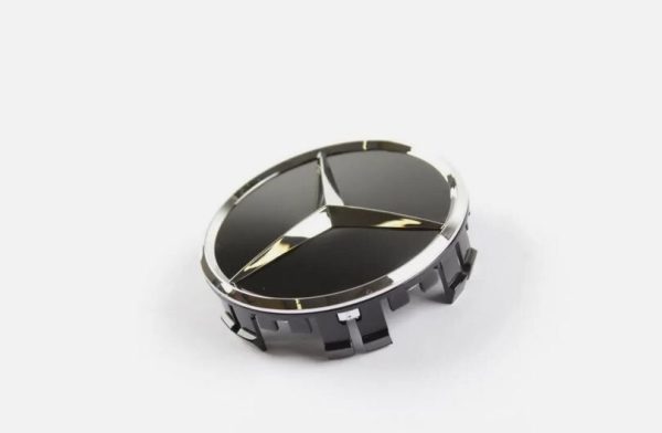 NEW GENUINE MERCEDES BENZ MB WHEEL CENTER HUB CAP BLACK A00040027009040