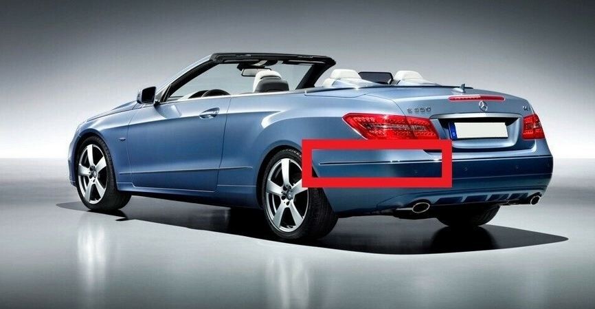 NEW GENUINE MERCEDES BENZ E CLASS A207 CONVERTIBLE REAR BUMPER LEFT CHROME TRIM A2078852121 - Image 3