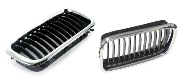 BMW NEW GENUINE 7 SERIES E38 99-01 RADIATOR KIDNEY GRILLES PAIR SET
