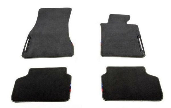 NEW GENUINE BMW 1 SER F40 2 SER F44 M PERFORMANCE FLOOR MATS RHD FRONT AND REAR