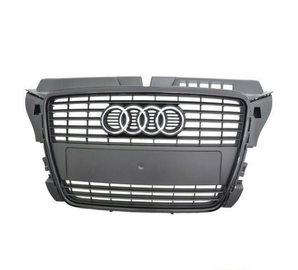 NEW GENUINE AUDI A3 8P 2008 - 2012 FRONT BUMPER GRILL BLACK 8P0853651Q VMZ