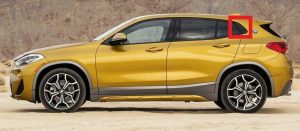 NEW GENUINE BMW X2 F39 REAR COVER COLUMN C LEFT N/S 51137428121