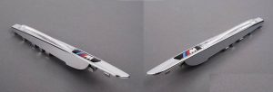 BMW NEW GENUINE X6 M E71 WHITE MARKER INDICATOR FENDER GRILL PAIR SET LEFT RIGHT