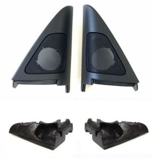 NEW GENUINE BMW E92 E93 FRONT DOOR SPEAKER TWEETER COVER WITH FOAM PAIR SET
