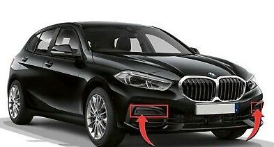 NEW GENUINE BMW 1 SERIES F40 BASIS FRONT BUMPER GRILL FOG BLANKING COVER SET 51117459879+51117459880 - Image 3