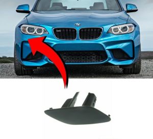 NEW GENUINE BMW 2 SERIES F87 M SPORT HEADLIGHT WASHER COVER RIGHT OS 51118068558
