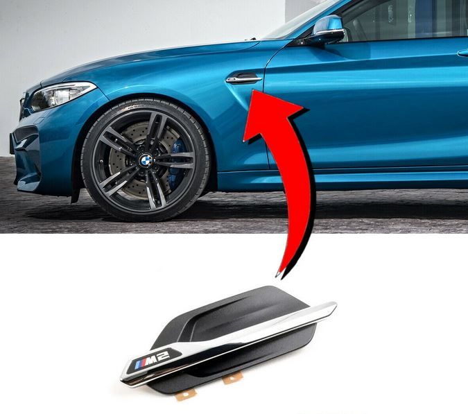NEW GENUINE BMW 2 SERIES F87 M SPORT SIDE WING TRIM GRILL LEFT N/S 51138062197 - Image 4