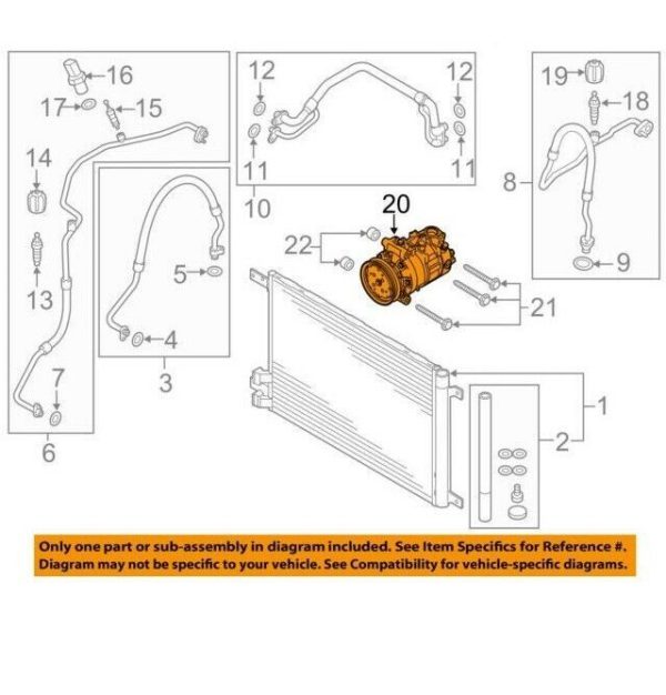 NEW GENUINE VOLKSWAGEN AUDI A/C PRESSURE RELIEF VALVE 5Q0816193 - Image 4