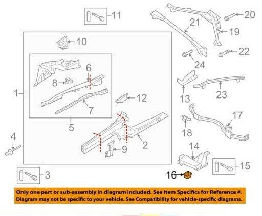 NEW GENUINE PORSCHE PANAMERA 2017- 2018 FENDER JACKING BRACKET 971802772YGRV - Image 3