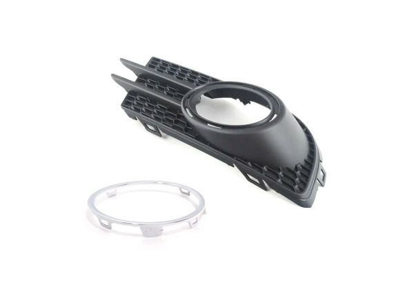 NEW GENUINE VW TIGUAN 07-18 FRONT BUMPER FOG LIGHT GRILL RIGHT O/S CHROME TRIM 5N0853666H9B9 + 5K08531022ZZ - Image 5
