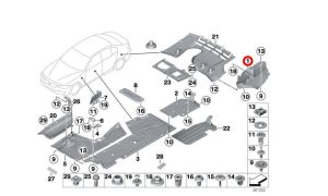 FOR NEW GENUINE BMW 3 SERIES G20 FRONT BUMPER CHROME MOULDING LOWER RIGHT
