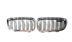 NEW GENUINE BMW 2 SERIES F87 M SPORT KIDNEY GRILLS PAIR SET N/S + O/S 51138064143 + 51138064144