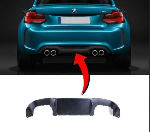 NEW GENUINE BMW 2 SERIES F87 M SPORT REAR BUMPER DIFFUSER 51128079561