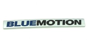NEW GENUINE VOLKSWAGEN TAILGATE REAR TRUNK BLUE MOTION CHROME BADGE EMBLEM 3C0853675AJWWS