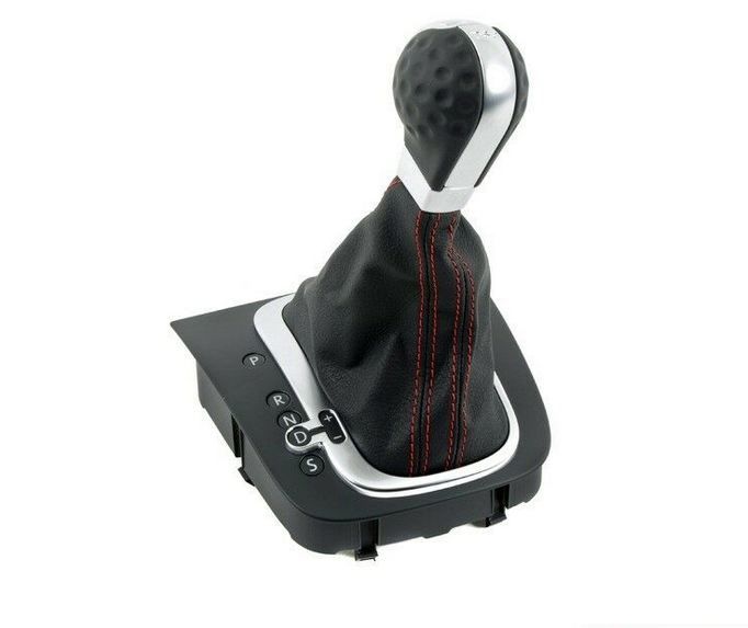 NEW GENUINE VW GOLF 09-13 SCIROCCO 09-14 LHD AUTOMATIC SHIFT LEATHER KNOB 1K1713203ARXPR - Image 2