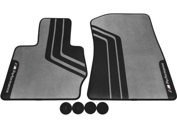 BMW NEW GENUINE X3 X4 F25 F26 M PERFORMANCE RUBBER FLOOR MATS LHD FRONT + REAR 51472407302 + 51472407307 - Image 6