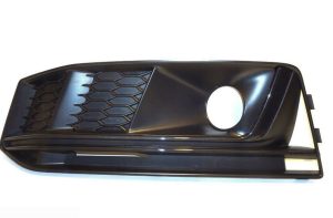 NEW GENUINE AUDI A4 B9 16- S-LINE FRONT BUMPER DARK CHROME LOWER GRILL LEFT N/S 8W0807681GFUQ