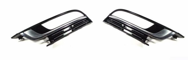 NEW GENUINE VW CC 12-16 FRONT BUMPER LEFT N/S RIGHT O/S FOG LIGHT GRILL SET 2PCS 3C8854662041 + 3C8854661041 - Image 2