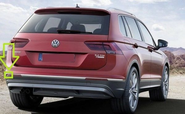 NEW GENUINE VW TIGUAN 16-17 REAR BUMPER OUTER LEFT N/S REFLECTOR 5NA945103 - Image 2