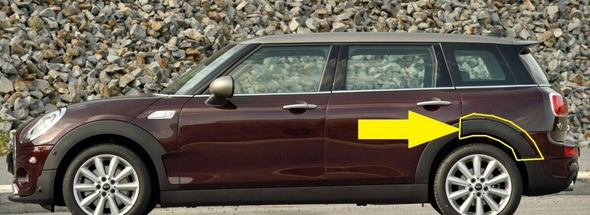 MINI NEW GENUINE CLUBMAN F54 REAR FENDER WHEEL ARCH EXTENSION LEFT N/S 51777348903 - Image 3