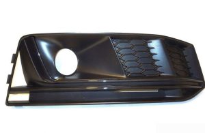 NEW GENUINE AUDI A4 B9 16- S-LINE FRONT BUMPER DARK CHROME LOWER GRILL RIGHT O/S 8W0807682GFUQ