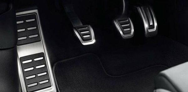NEW GENUINE AUDI A3 2013-2016 STAINLESS STEEL PEDAL COVERS MANUAL LHD 8V1064200A - Image 2