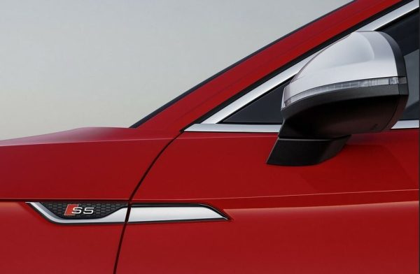 NEW GENUINE AUDI A5 S5 16- FRONT WING FENDER CHROME S5 BADGE TRIM RIGHT O/S 8W6853602CPUZ - Image 4