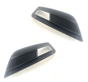 NEW GENUINE AUDI A4 2012-2016 BUMPER RIGHT O/S N/S LEFT FOG LIGHT GRILL SET 8K0807681K01C + 8K0807682K01C