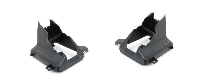 NEW GENUINE BMW 5 SERIES F10 F11 FRONT OIL COOLER AIR DUCTS PAIR SET N/S + O/S 51747200789 + 51747200790
