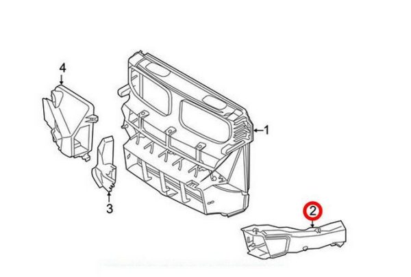 NEW GENUINE BMW X5 X6 SERIES F85 F86 M SPORT FRONT BRAKE AIR DUCTS PAIR SET 51748056315 + 51748056316 - Image 7