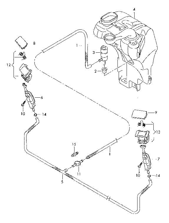NEW GENUINE AUDI 4H A8 09-14 O/S RIGHT HEADLIGHT WASHER COVER CAP 4H0955270GRU - Image 2