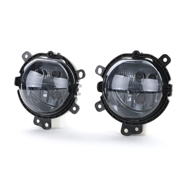 Black/ Clear fog lights with DRL for Mini Cooper F54 F55 F56 - Image 2