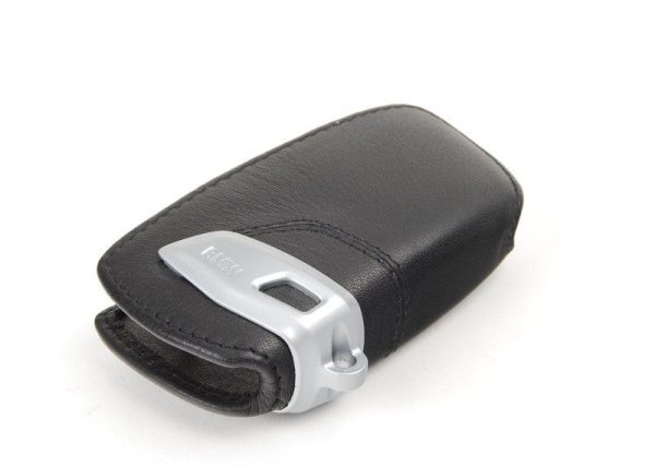 BMW NEW GENUINE 1  3 4 5 6 7 X4 X3 KEY FOB CASE LEATHER BLACK PROTECTOR 82292219911 - Image 6