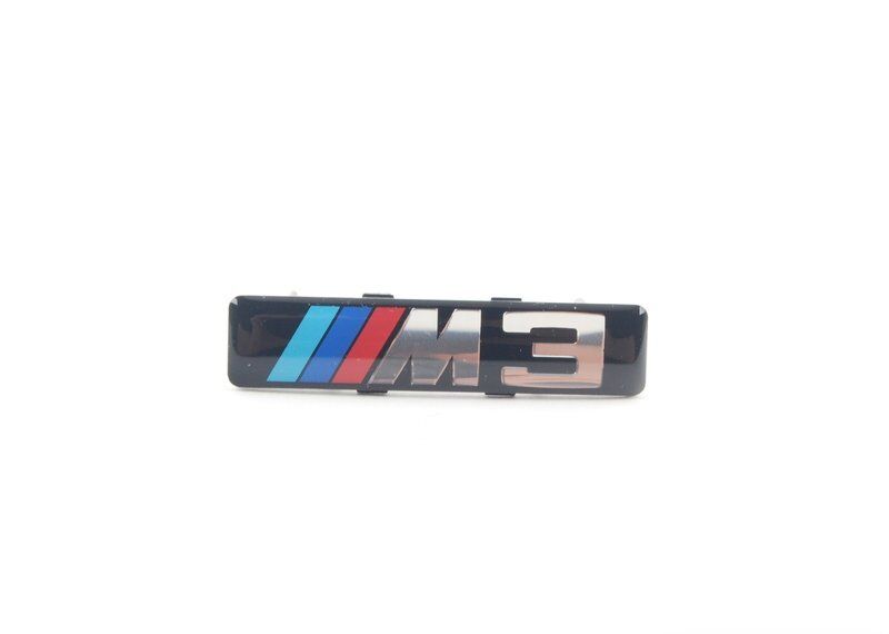 NEW GENUINE BMW 3 SER E46 M3 FRONT WING GRILLE M3 EMBLEM WITH SUPPORTING PLATE 72127900605 - Image 6