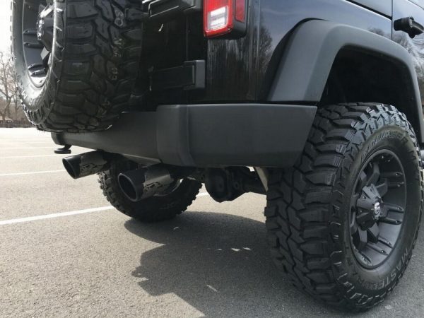 Complete Exhaust System Axle-Back suitable for JEEP Wrangler / Rubicon JK (2007-2017) Double Exhaust Metal Mulisha Design - Image 15