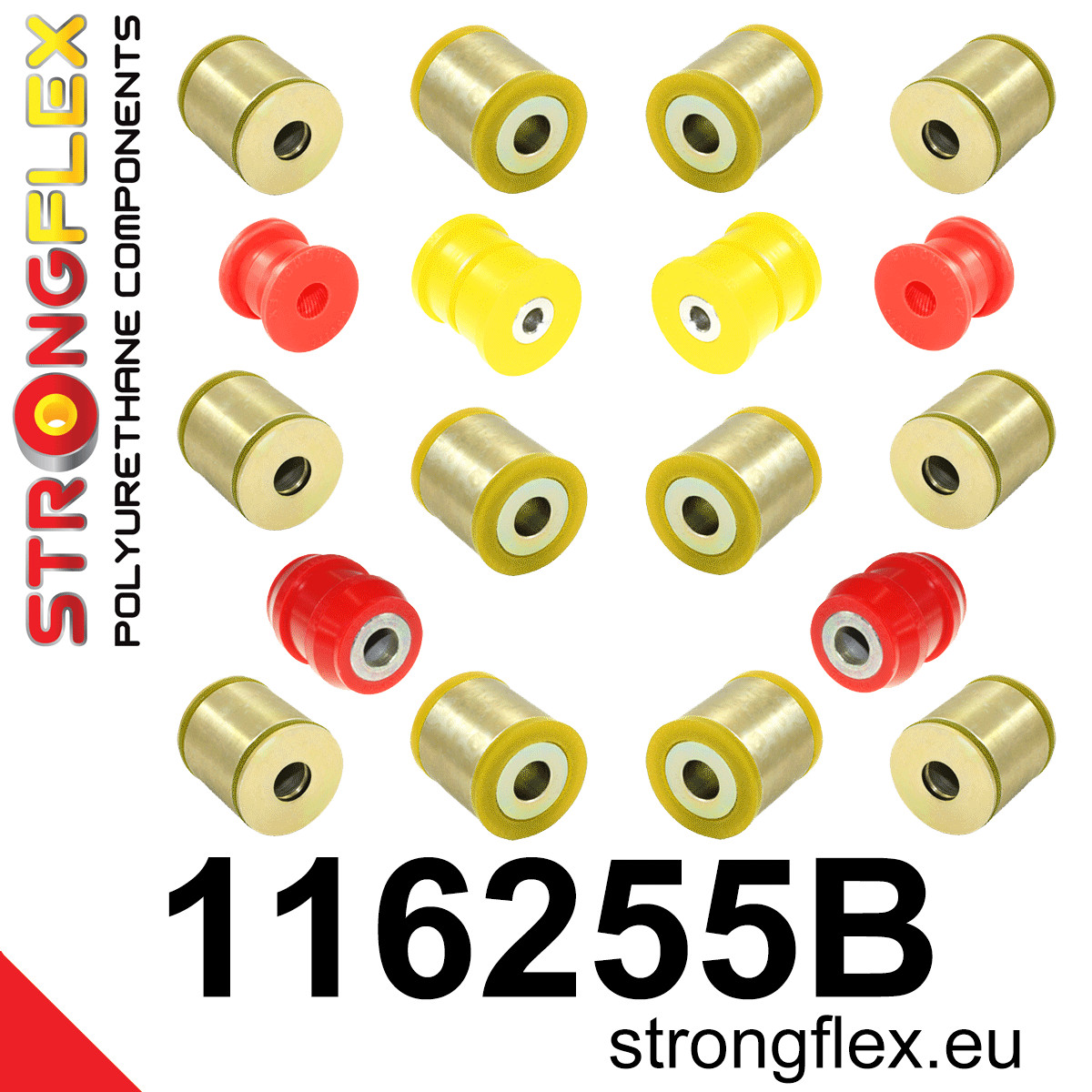 116255B: Rear suspension bush kit